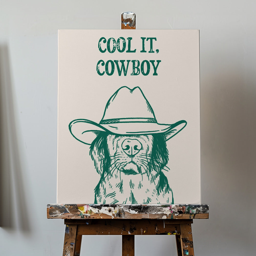Cool det Cowboygrönt | Canvas