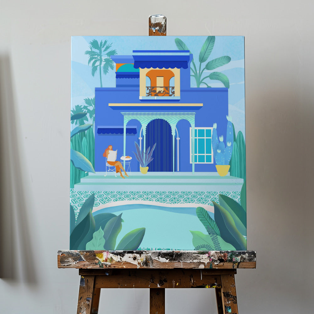 Oasis Bleue | Tableaux sur Toile
