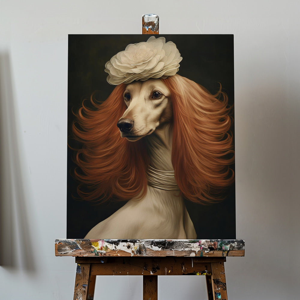 Perro humano 0002 2024 Diciembre Posters  - Impresiones de Arte Mujer Perro 6.jpg | Impresiones en Lienzo