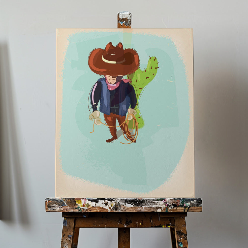 Texasin cowboy | Canvastaulut