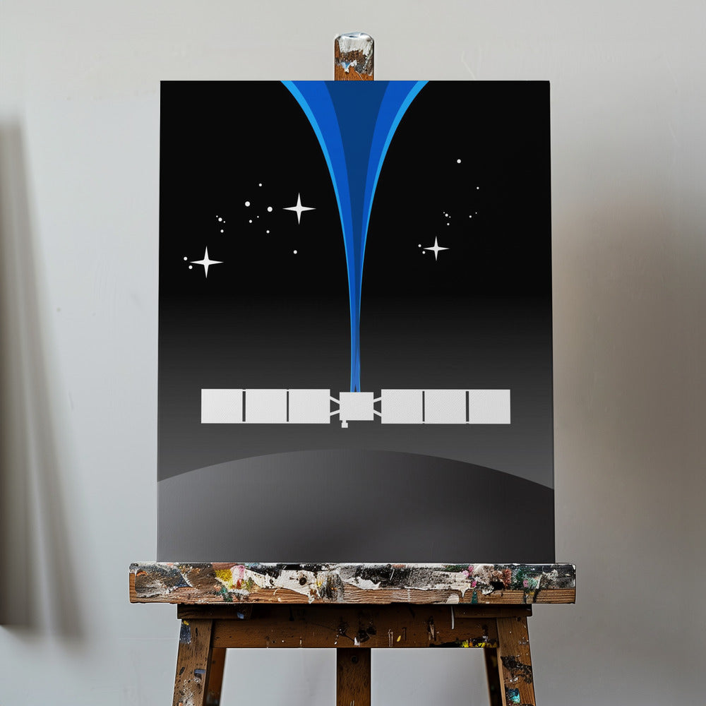 Retro Space Art | Canvas