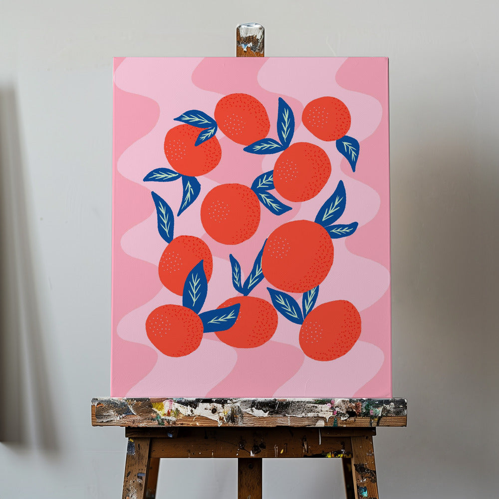 Vibrant Tangerines | Canvas