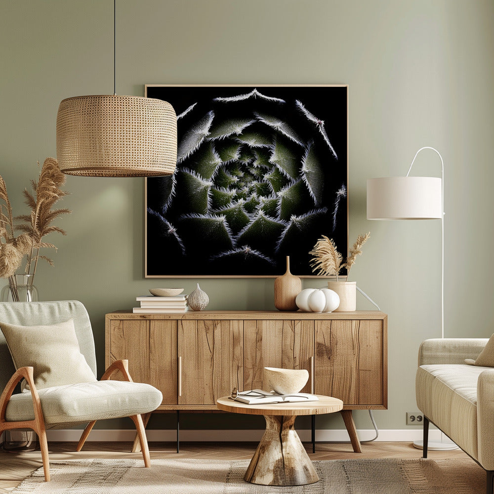 Sempervivum-ruusuke | Canvastaulut