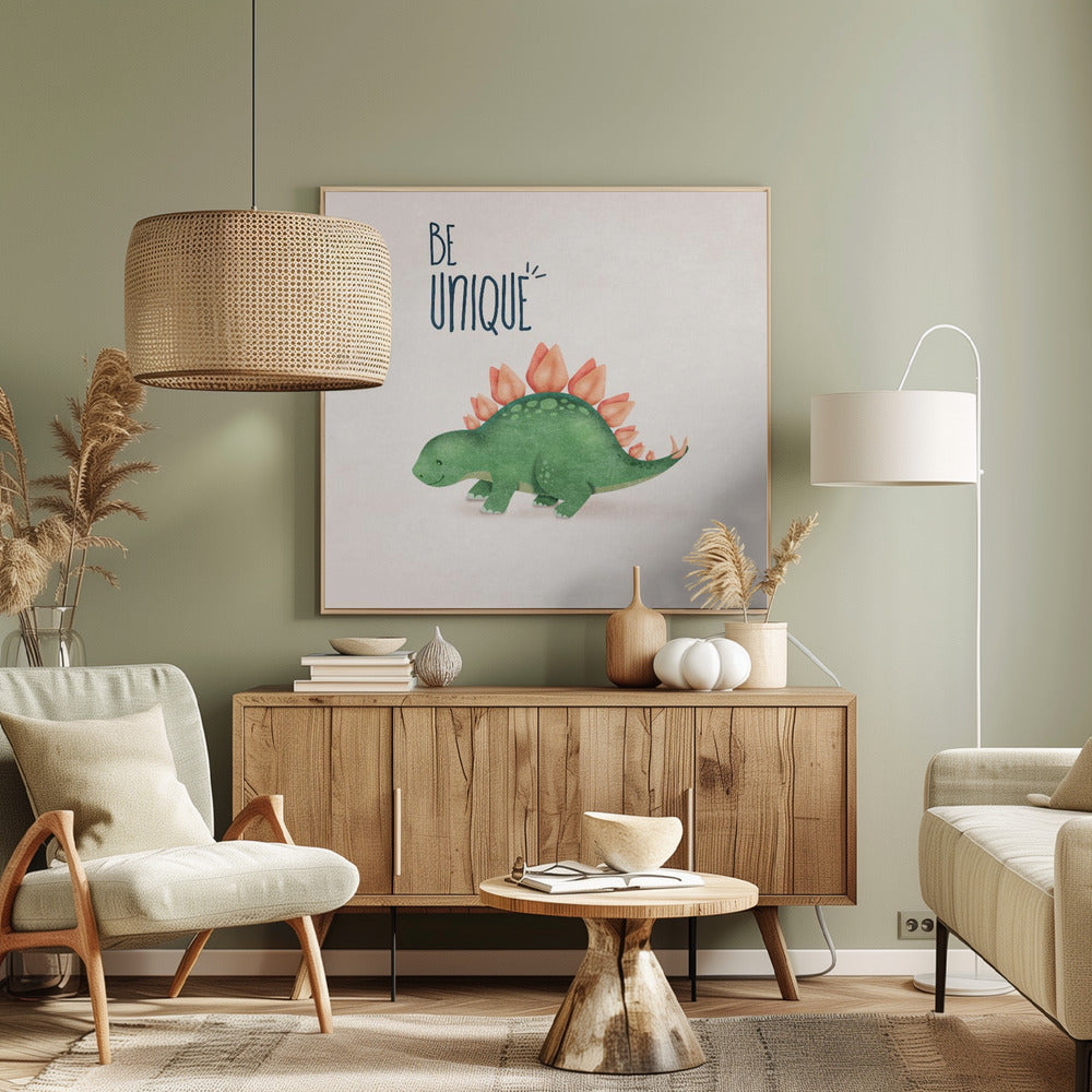 Dino-bladoverflade Tatalos | Lærredsbilleder