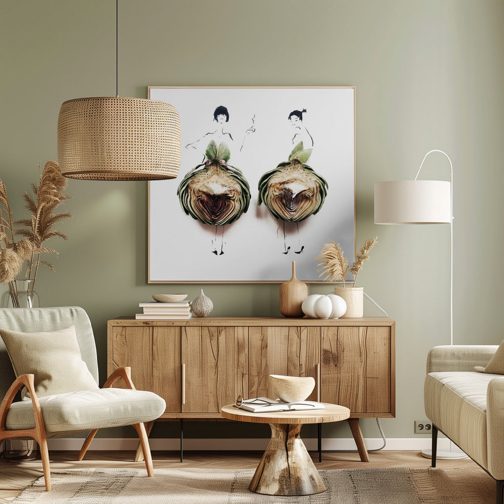 Kronärtskocka-duo | Canvas