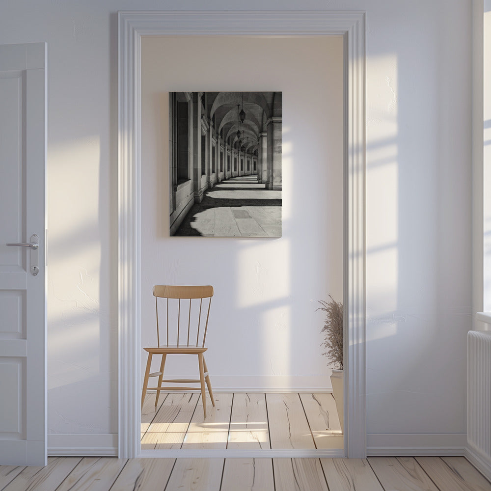 Svängd korridor | Canvas
