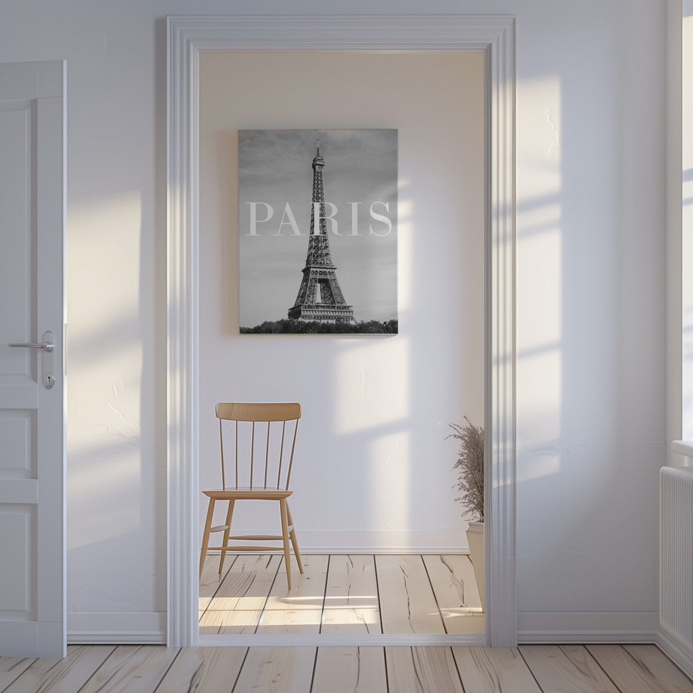 Parijs Tekst 2 | Canvasprints