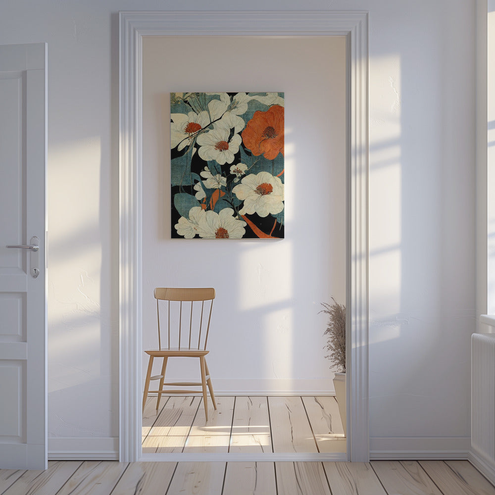 Asiatiske blomster | Lærredsbilleder