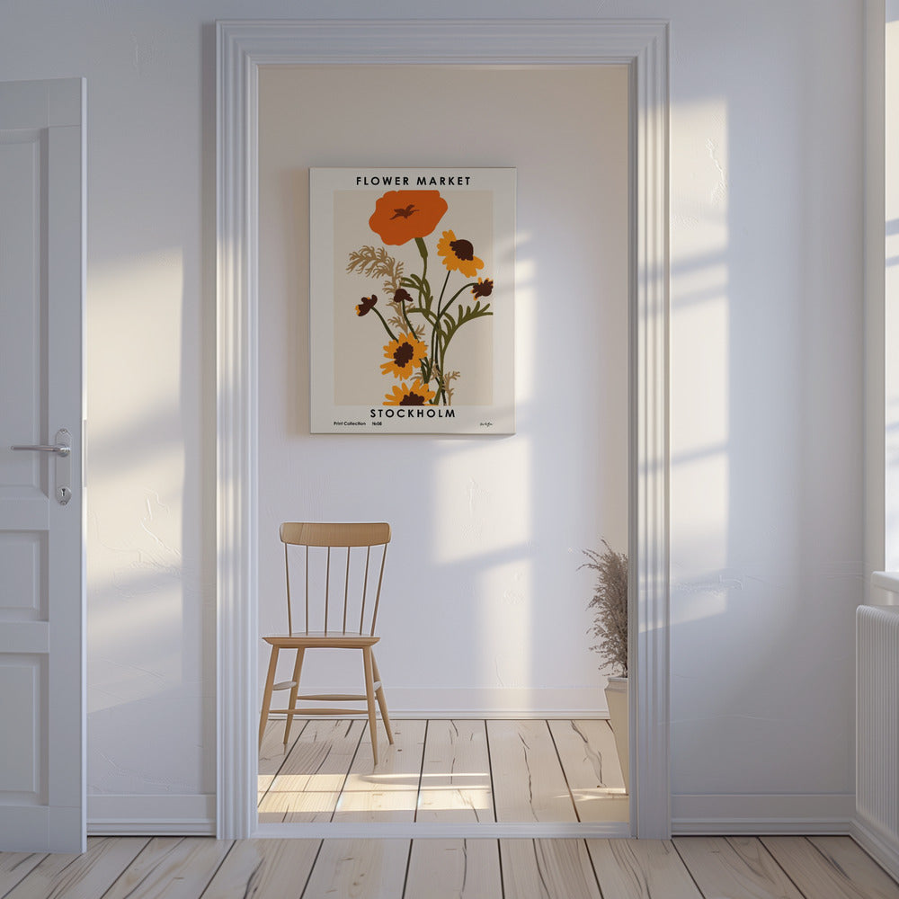 Flower Market. Stockholm | Canvas