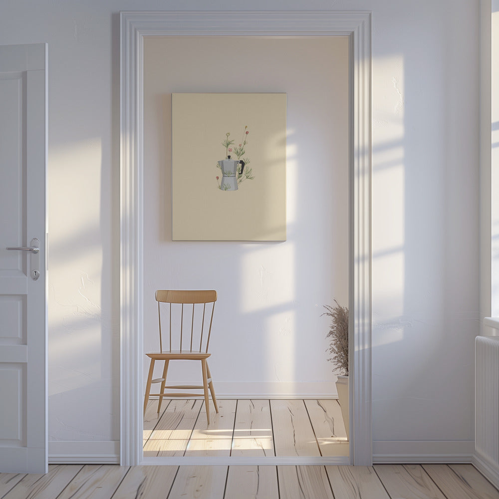 Blommig moka express | Canvas