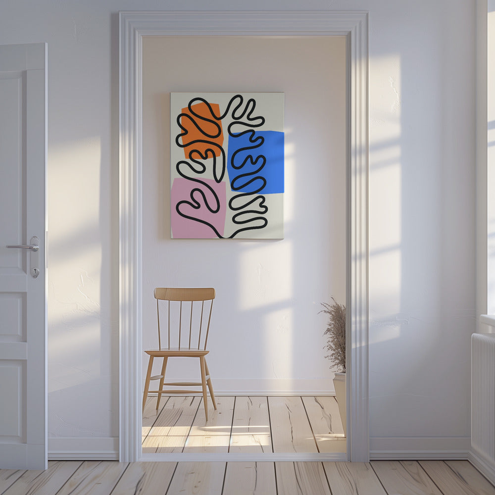 Wspaniałe algi #3 Henriego Matisse'a | Wydruki na łótnie