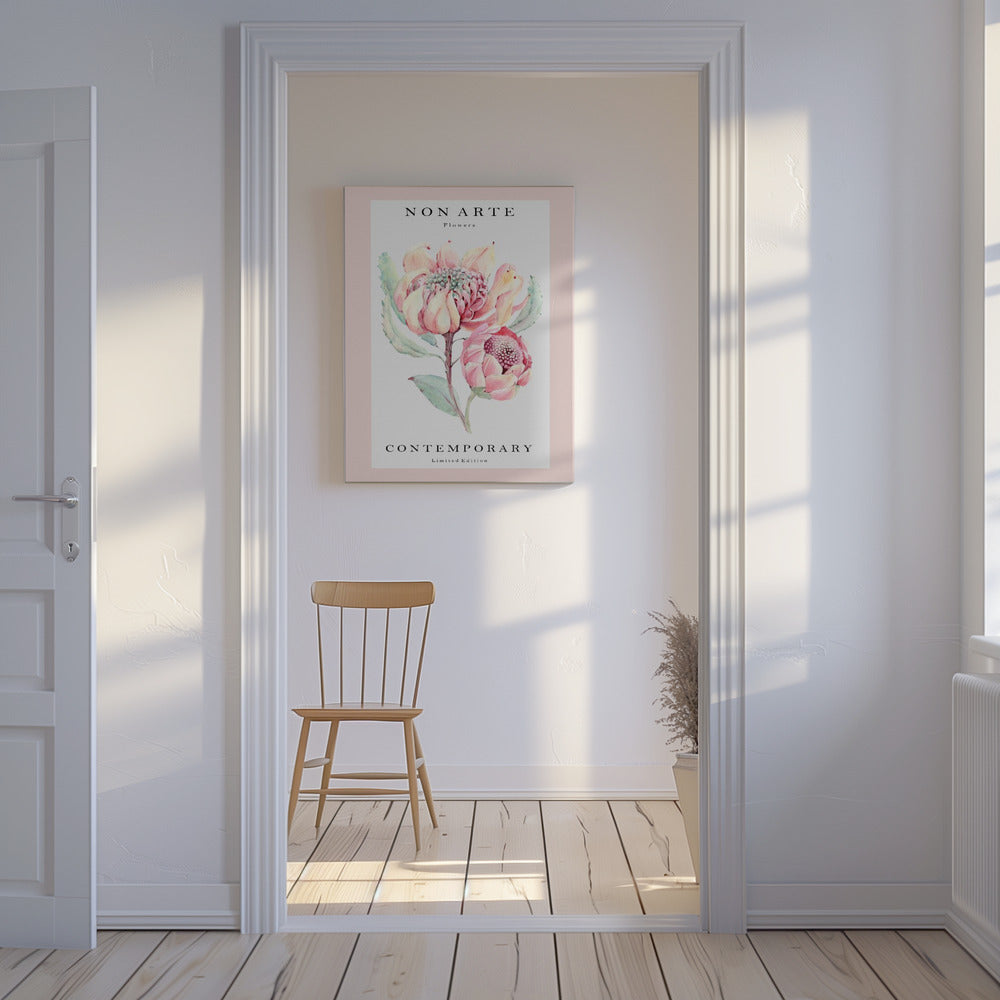 Ikke kunst rose blomst | Lærredsbilleder