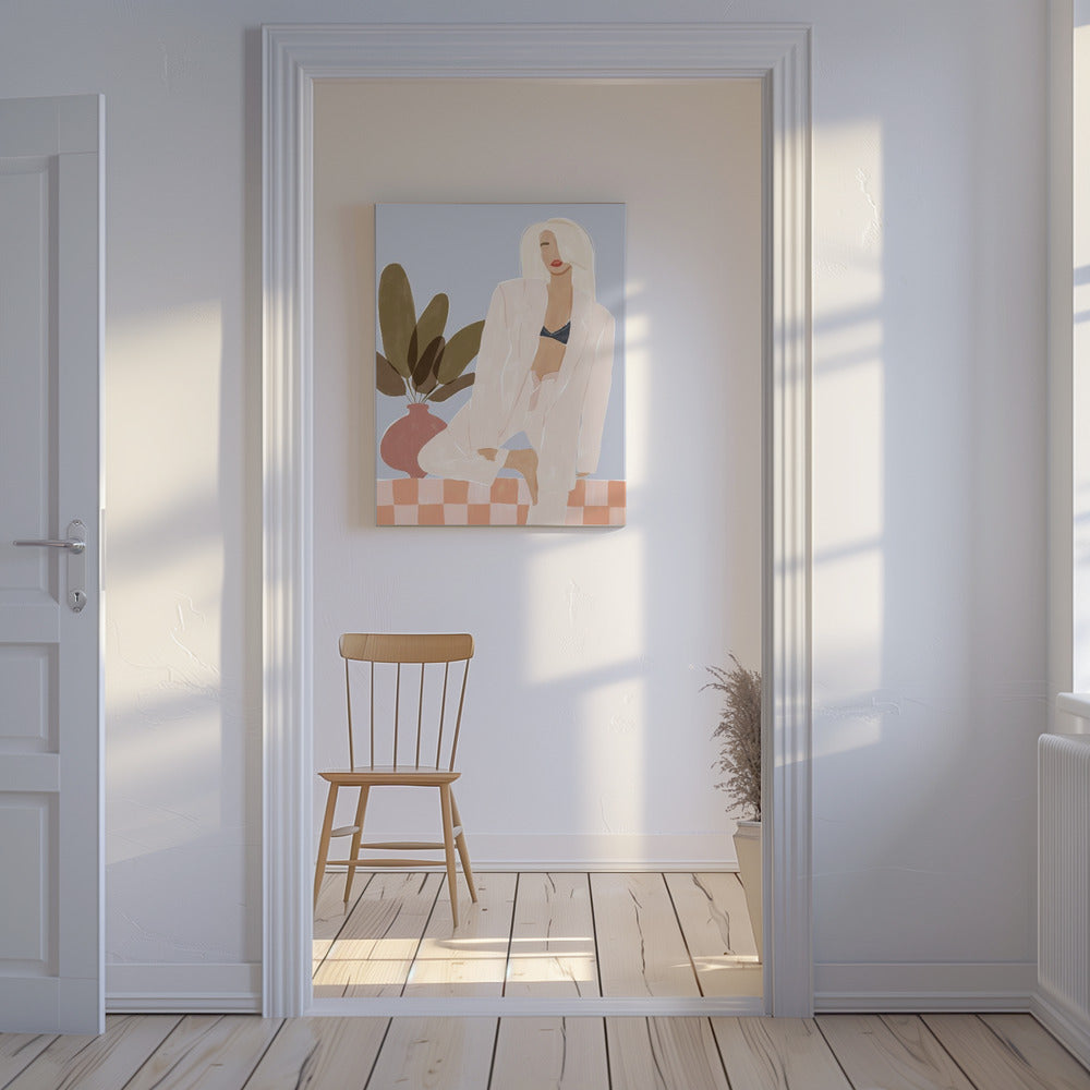 För lat för yoga | Canvas