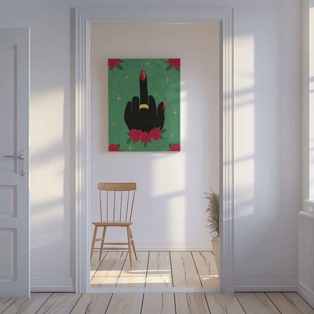 Doigt d'honneur | Tableaux sur Toile