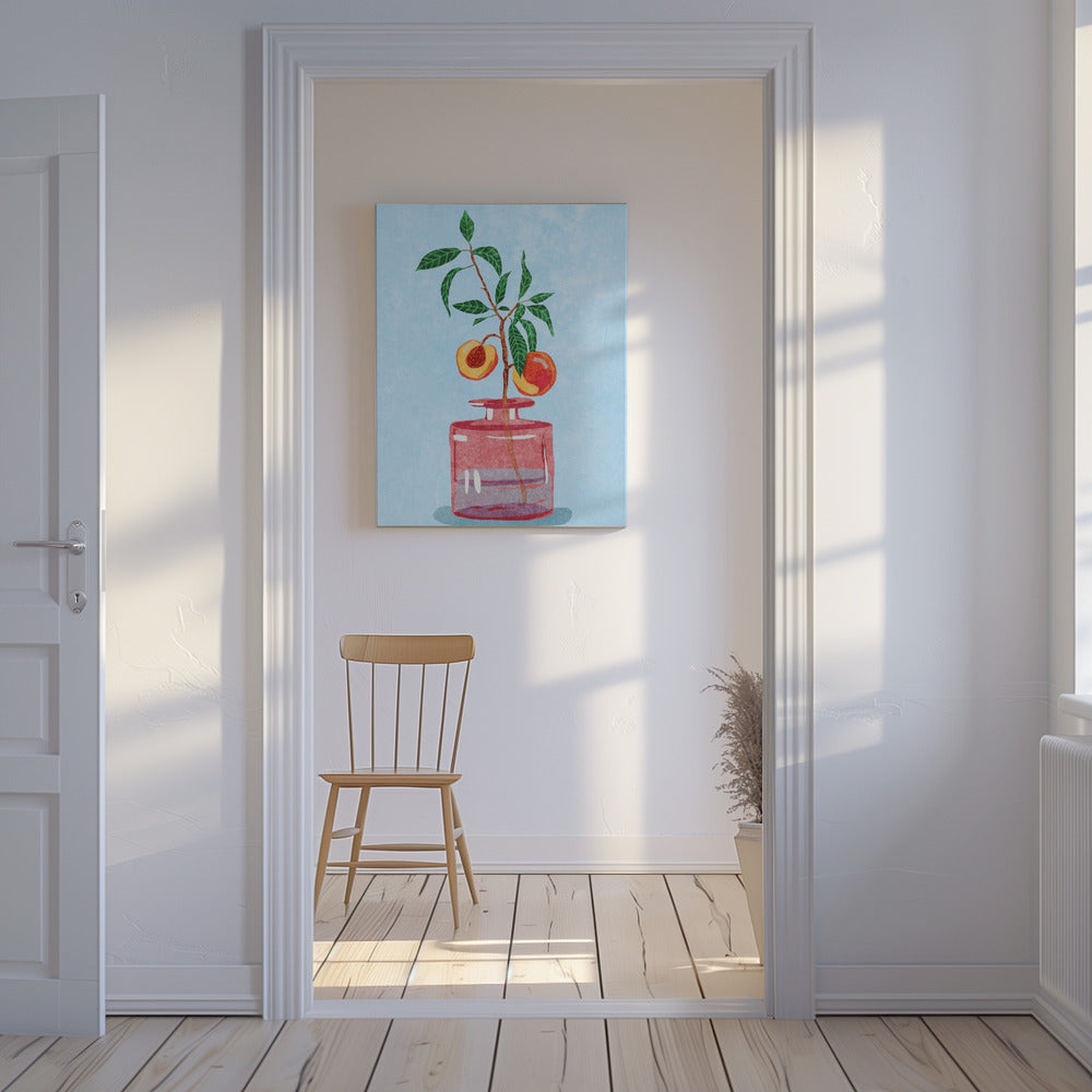 Pêcher dans un vase | Tableaux sur Toile