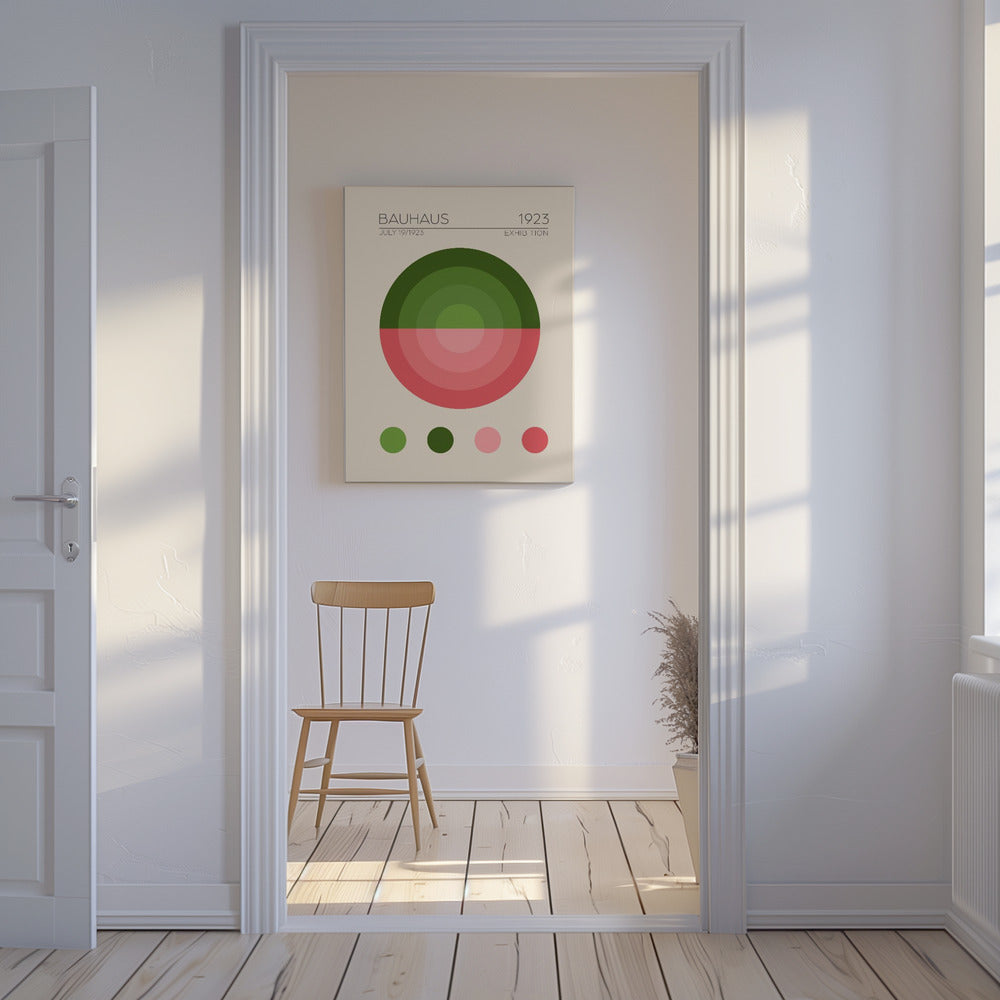 Bauhaus Grøn Lejlighed | Lærredsbilleder