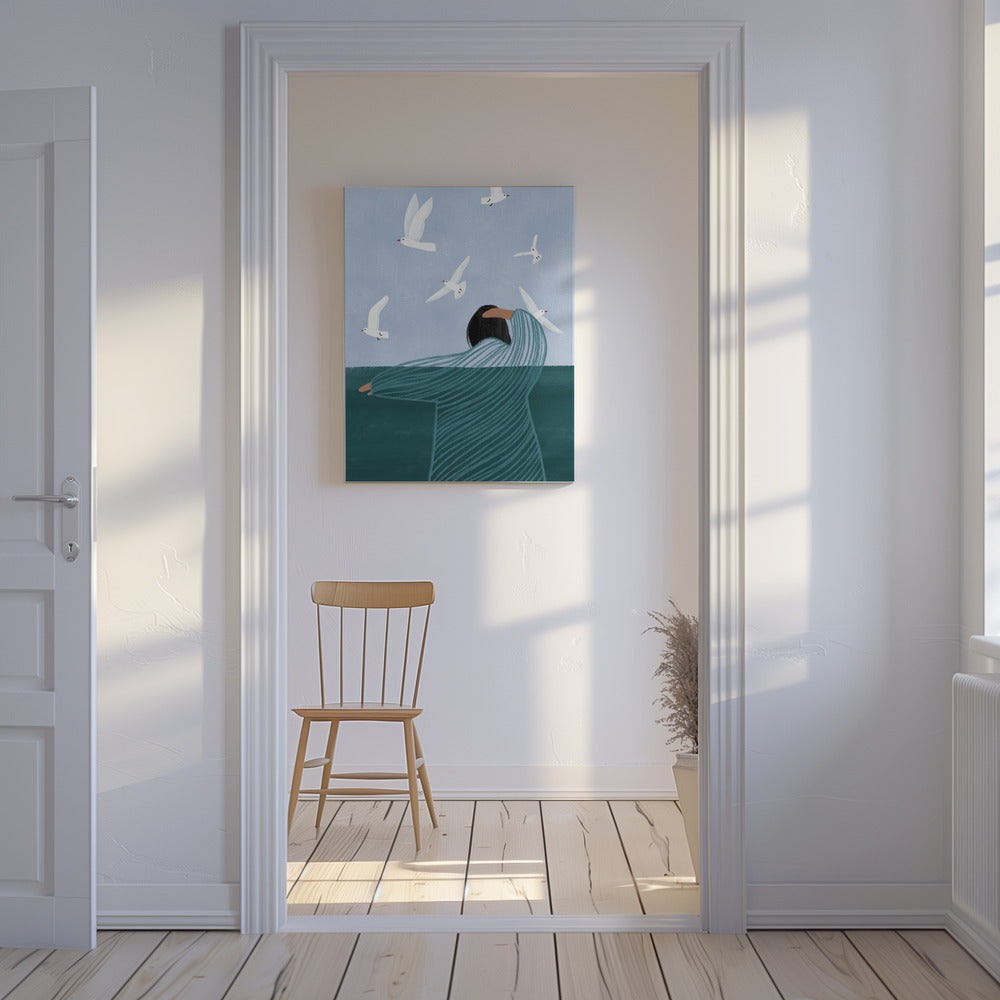 Serenidad junto al mar | Impresiones en Lienzo