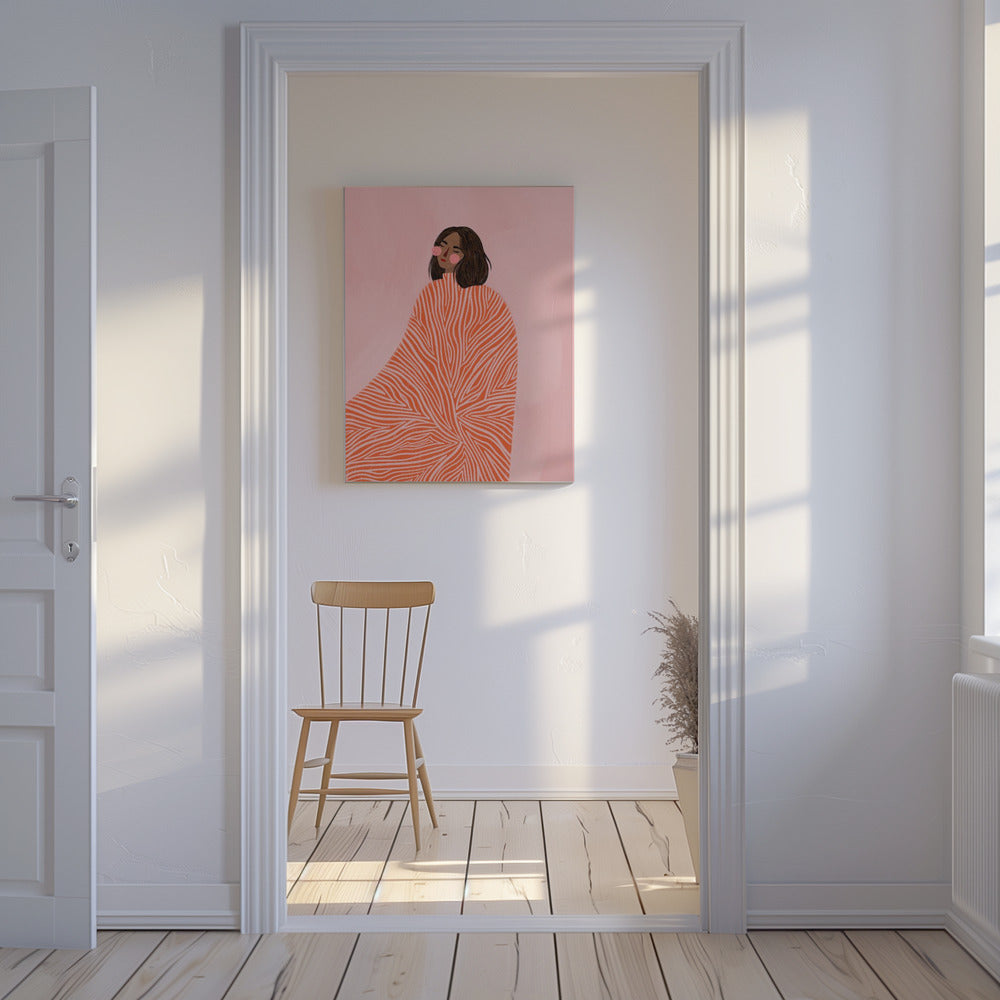 La femme aux tourbillons | Tableaux sur Toile