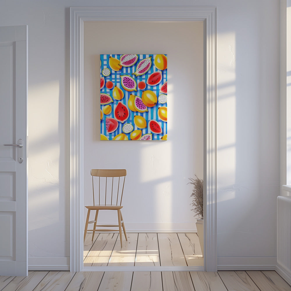 Tropischer Fruchtpop | Leinwand