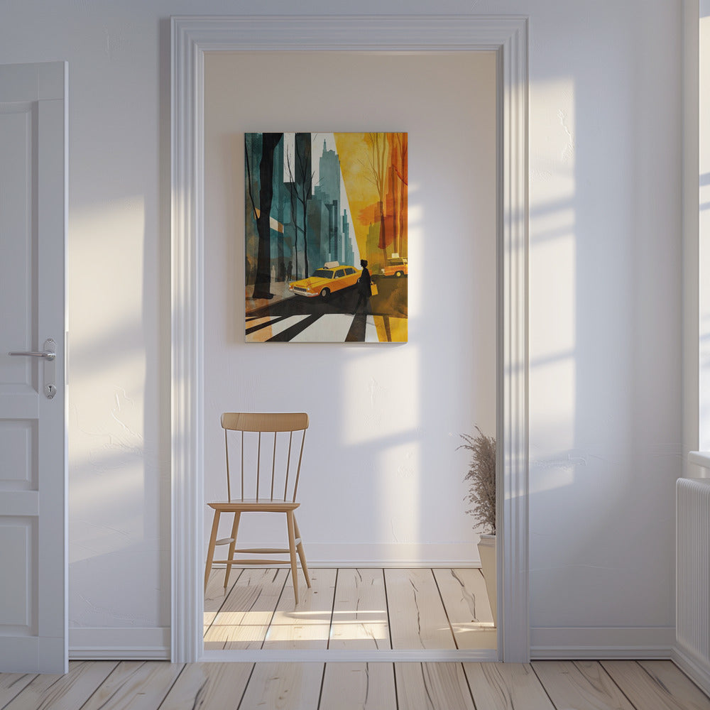 Pittura digitale ad acquerello di New York City (5) | Stampe su Tela