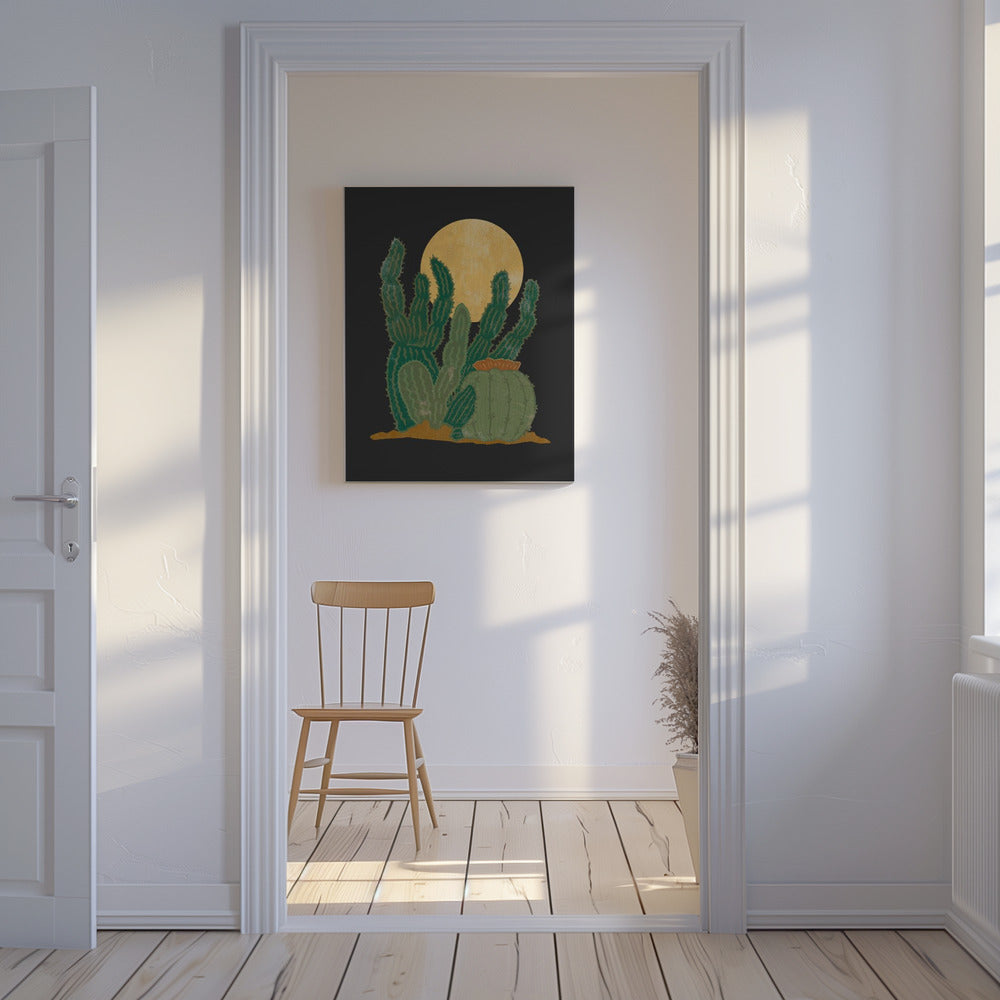 L'Amérique moderne et les cactus | Tableaux sur Toile