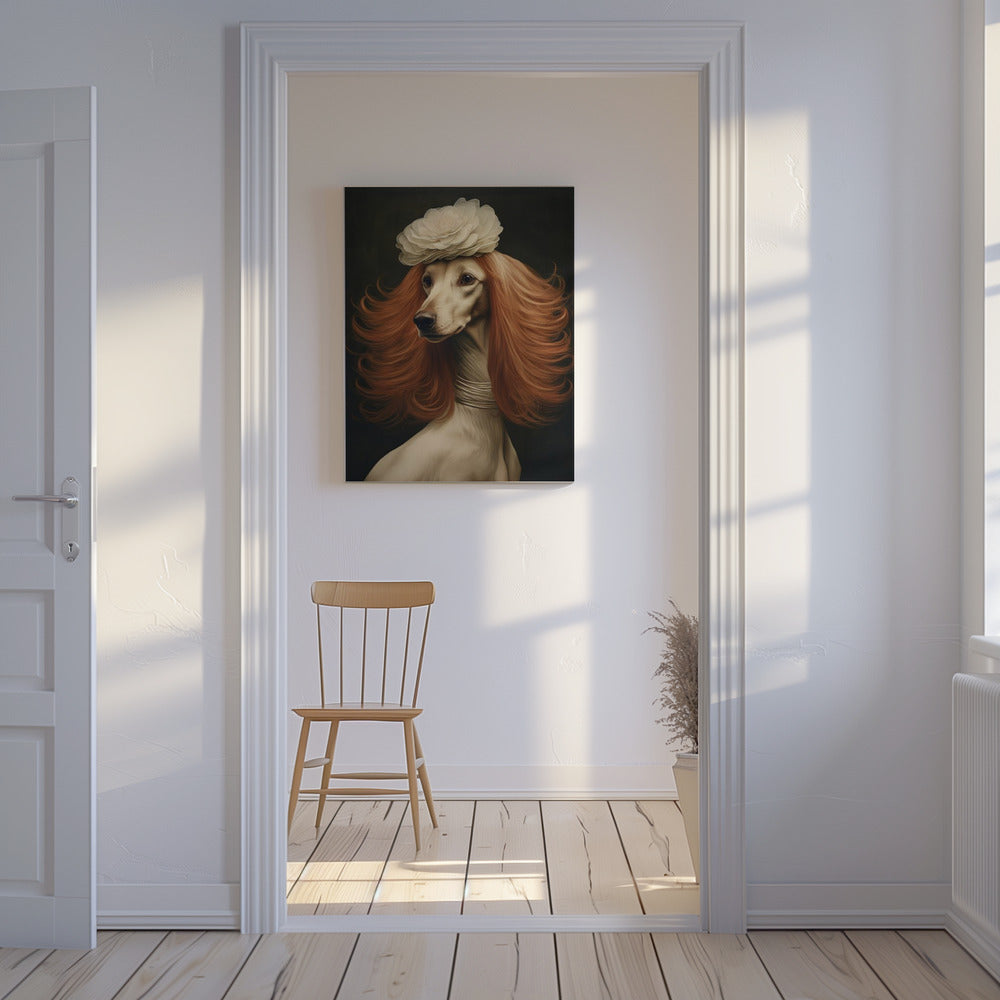 Perro humano 0002 2024 Diciembre Posters  - Impresiones de Arte Mujer Perro 6.jpg | Impresiones en Lienzo