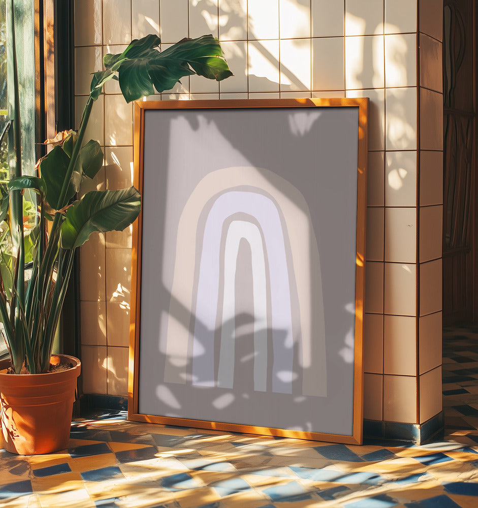 Soft Pastel Tones And Organic Shapes | Poster