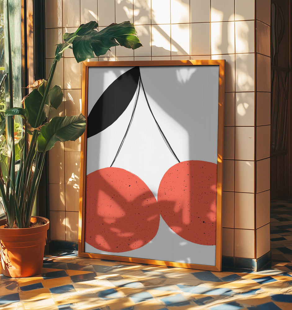 Rode kersen | Posters - Kunstdrukken