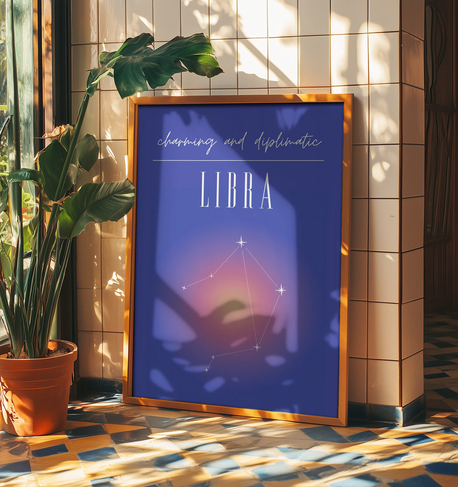 Libra Zodiac Print Art | Poster