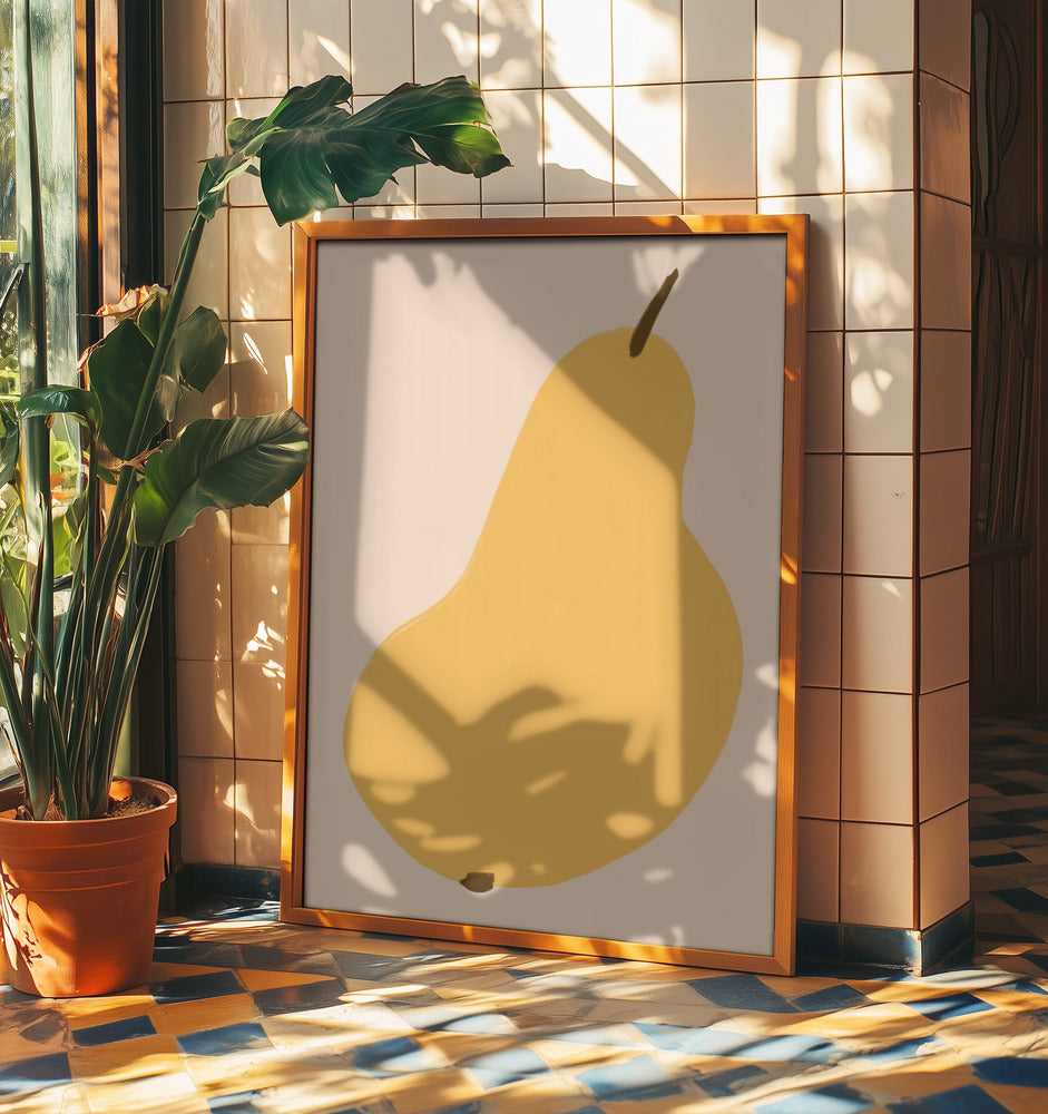 Golden Pear Still | Posters - Affiche Artistique
