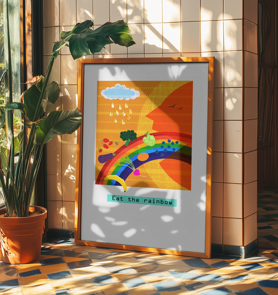 Mangez l'arc-en-ciel | Posters - Affiche Artistique