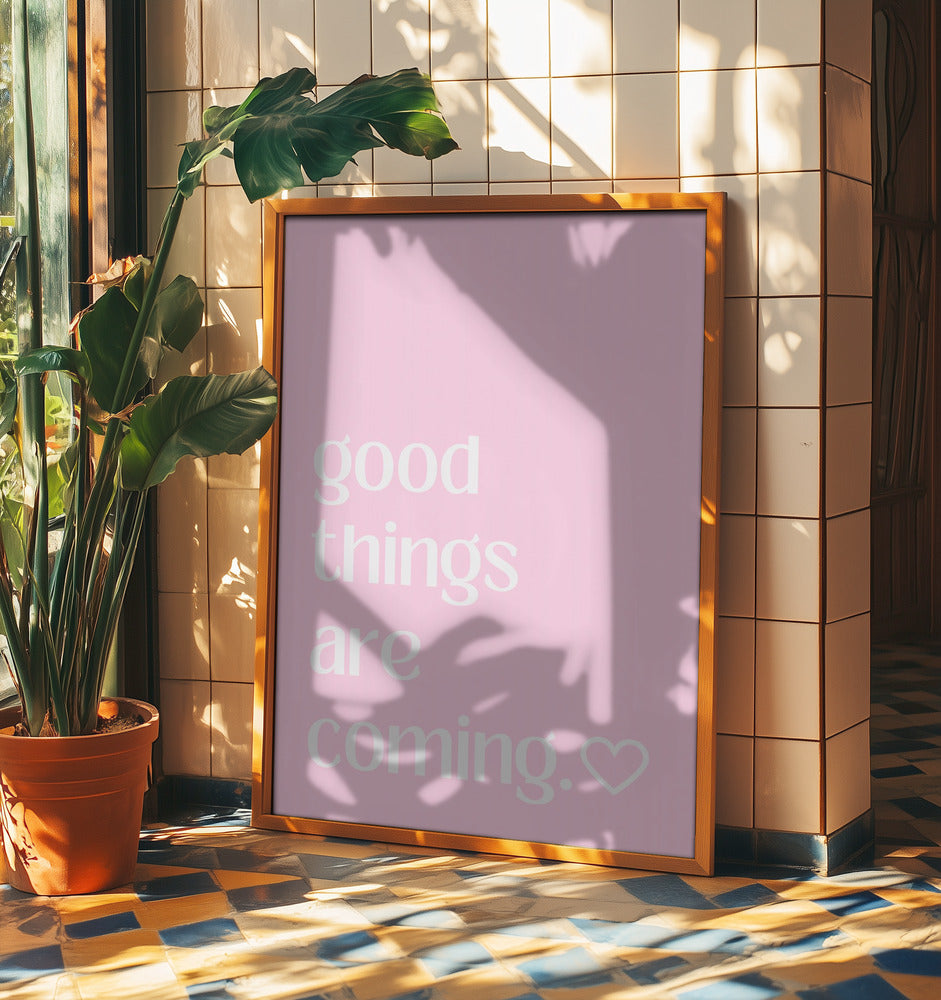 Hopeful Pink Breeze | Poster