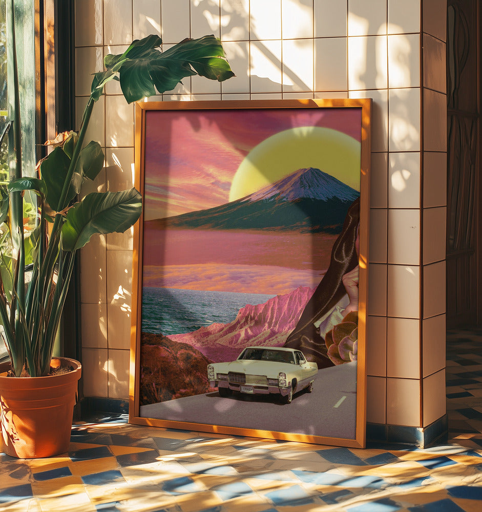 Retro landskapskollage | Poster