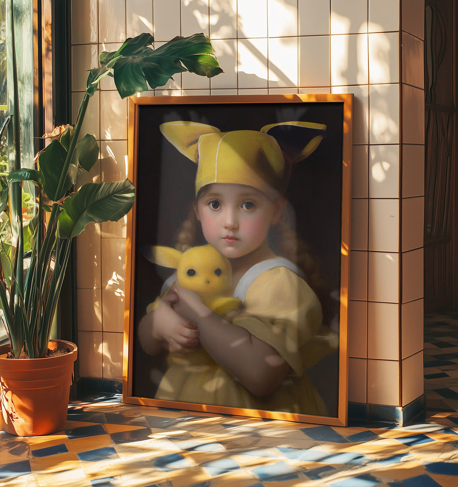 Kawaii lille pige | Plakater - Kunsttryk
