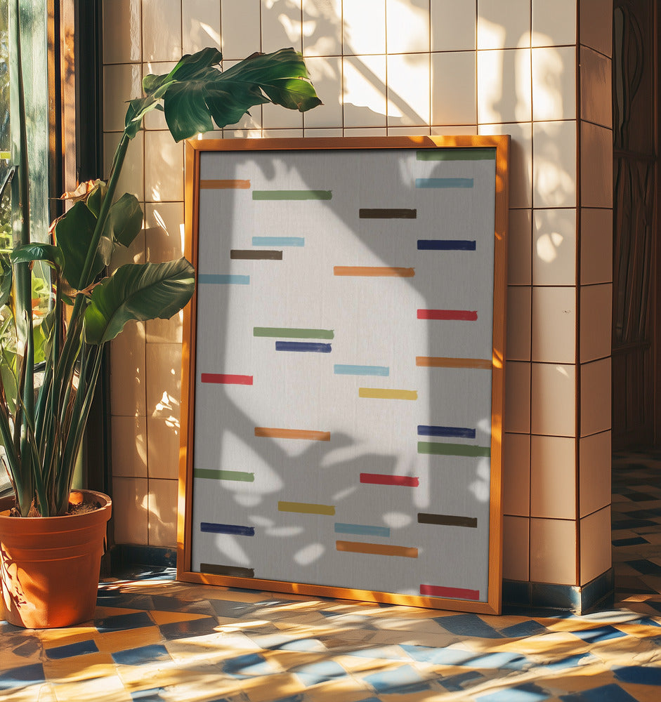 Enkelt papper Modernistisk konst nr 2 | Poster