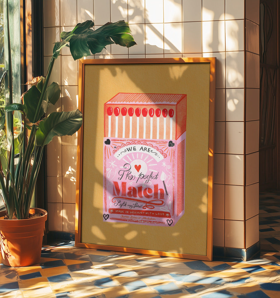 Boîte d'allumettes-L'allumette parfaite | Posters - Affiche Artistique