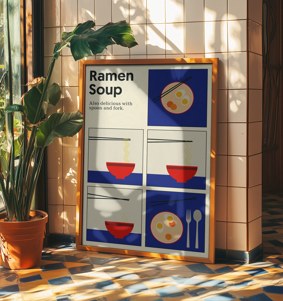 Poster Ramen Soup | Poster