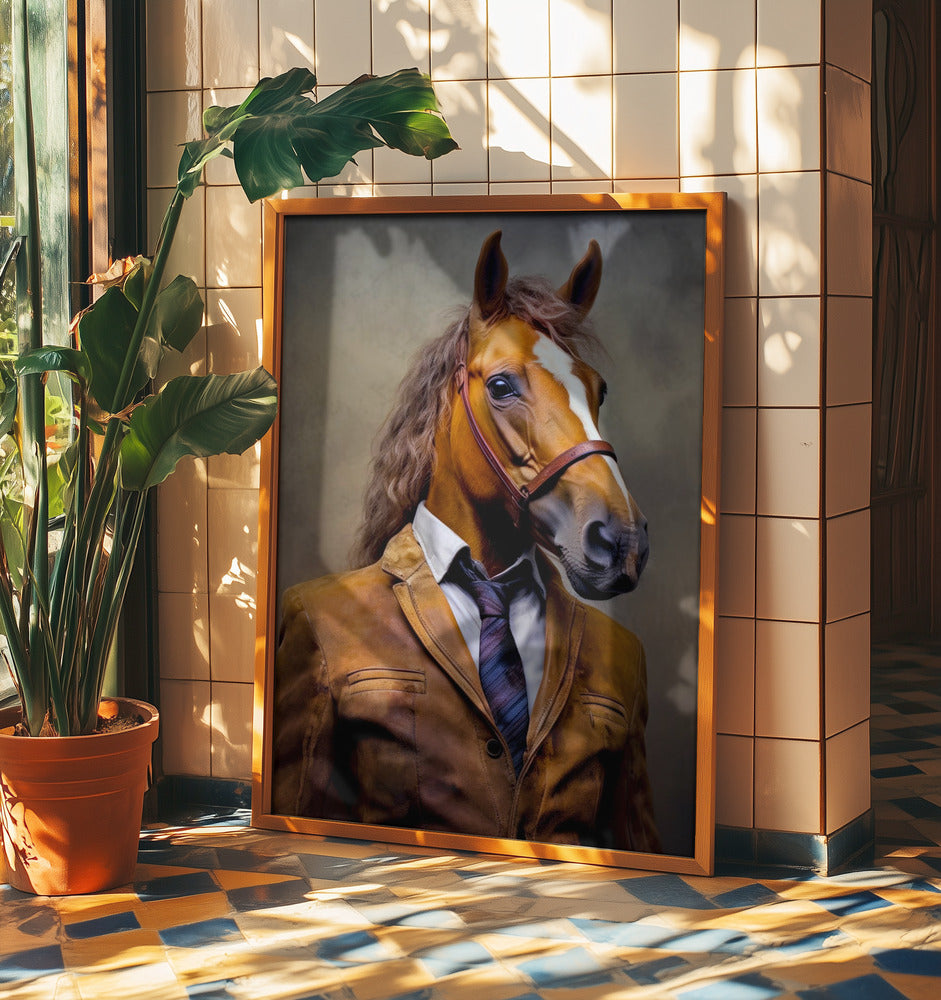 Elegant hästkonst | Poster