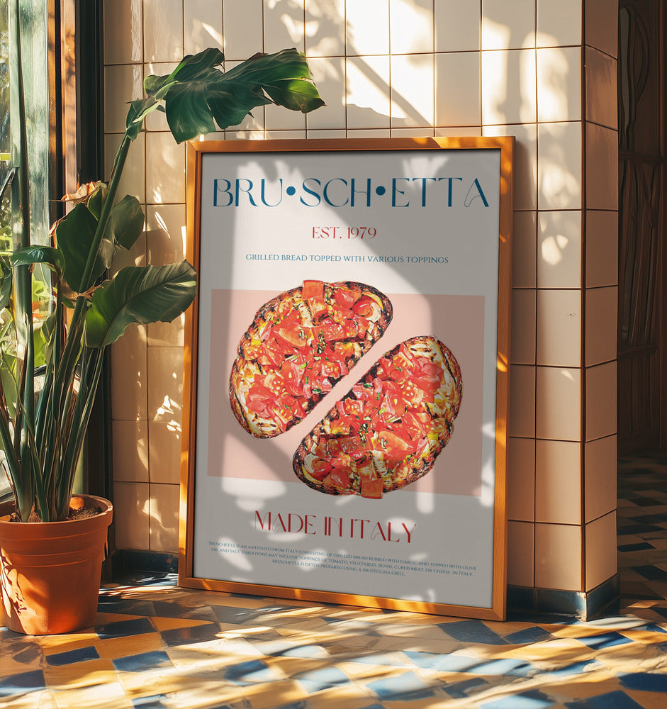 Geschmackvolle Bruschetta | Poster