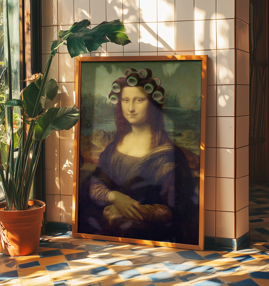 Mona Lisa -  the Curly Girly Edition | Poster