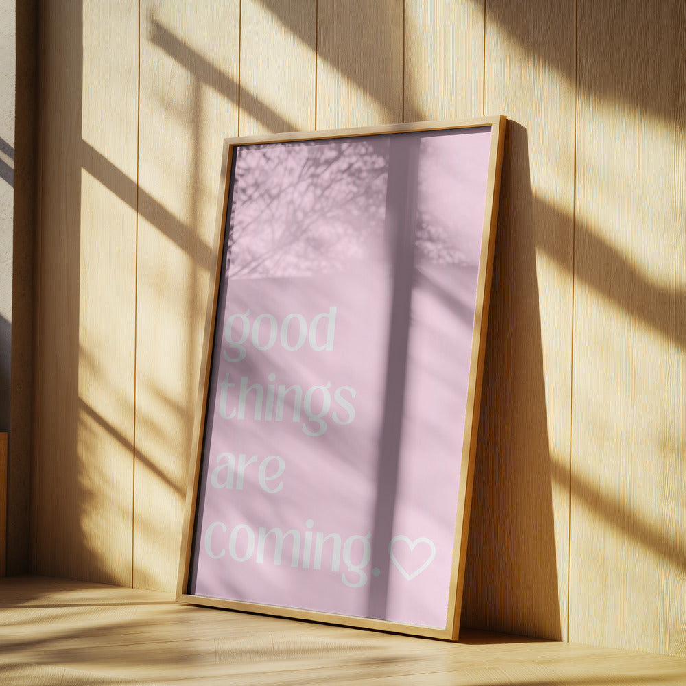 Hopeful Pink Breeze | Poster