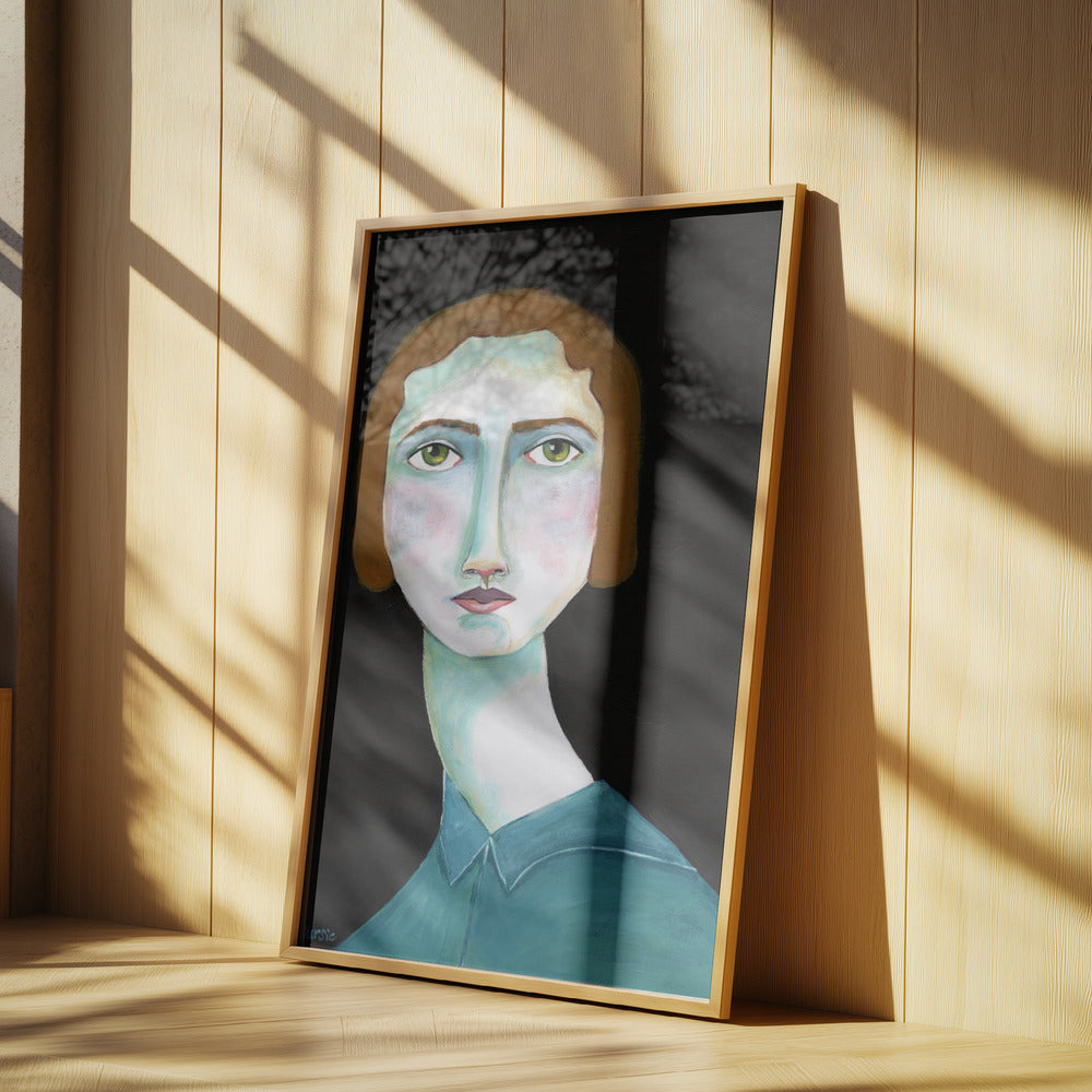 Vintage Lady Looking | Poster