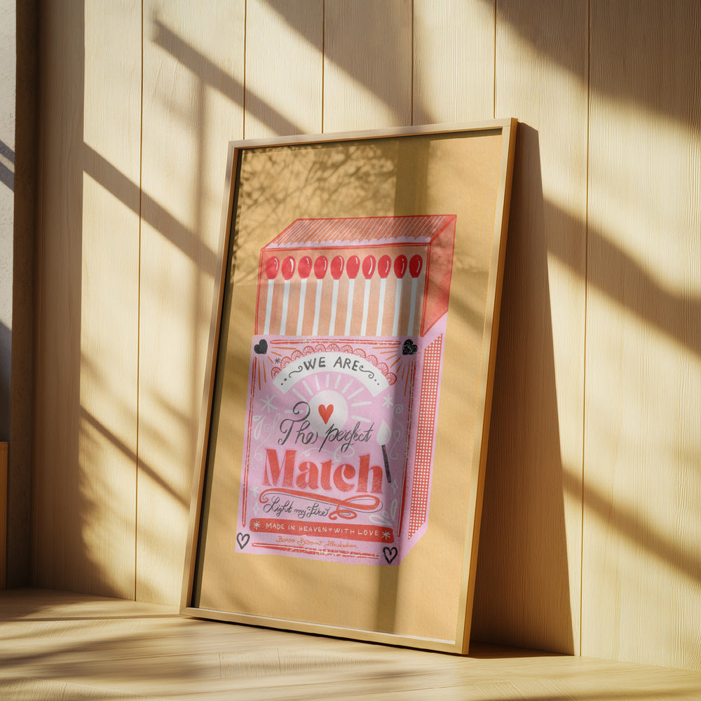 Boîte d'allumettes-L'allumette parfaite | Posters - Affiche Artistique
