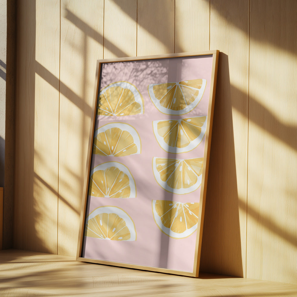 Sliced Lemons | Poster