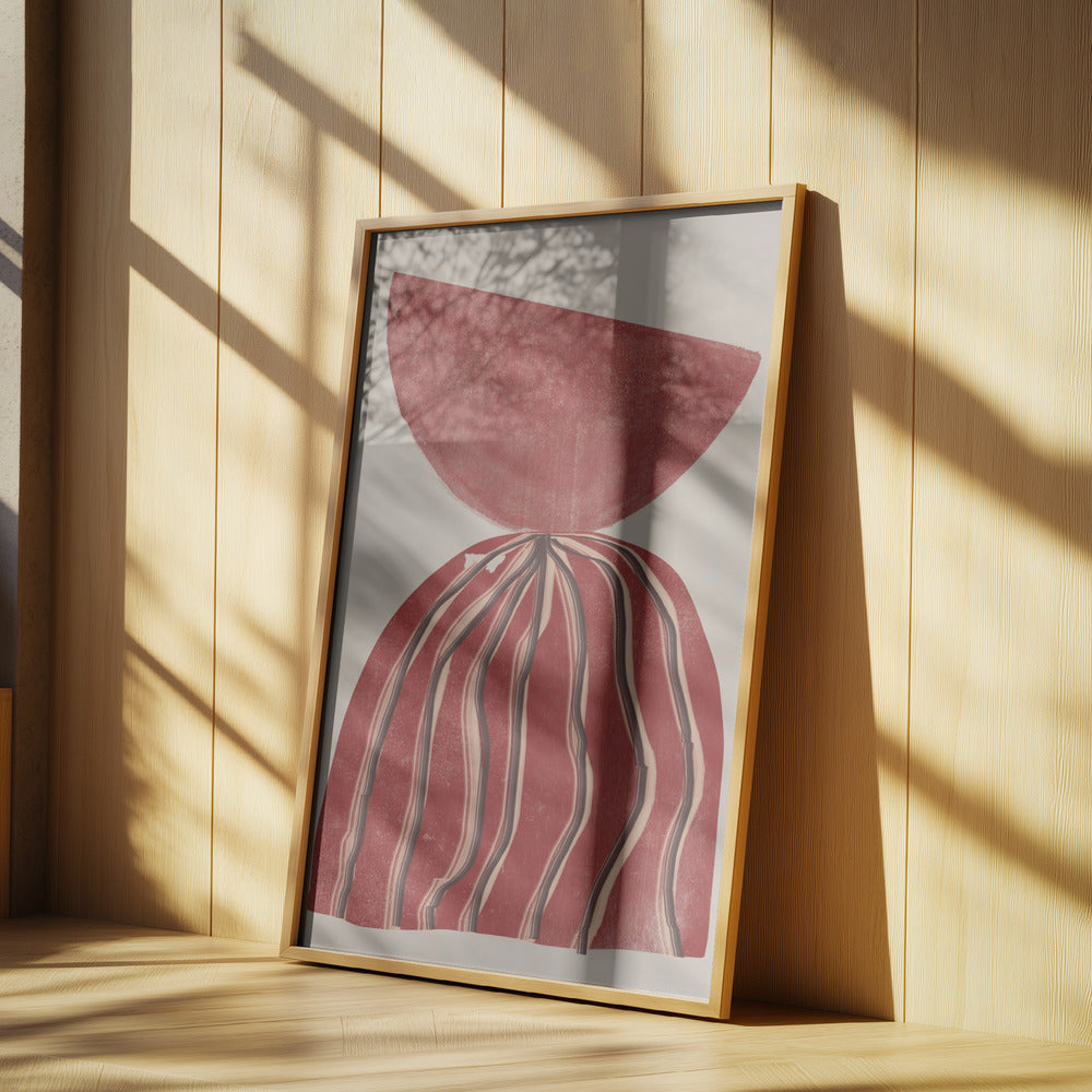 Purpurrote Silhouette | Poster