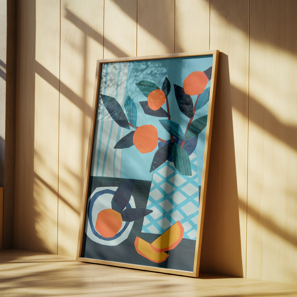 Citrus Morning Still Life | Poster
