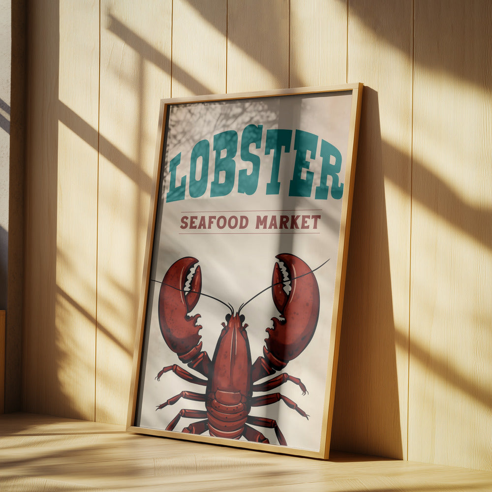 Hummer-Meeresfrüchtemarkt | Poster