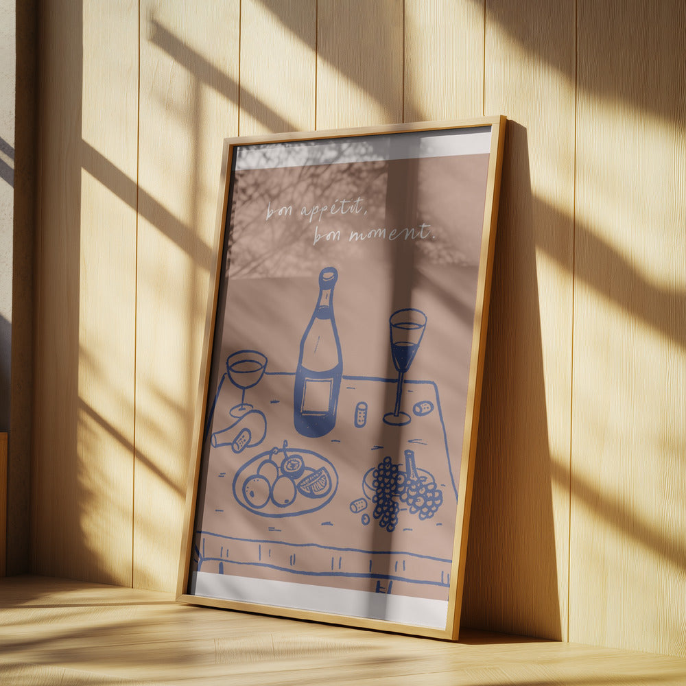 Wine and Fruits | Poster