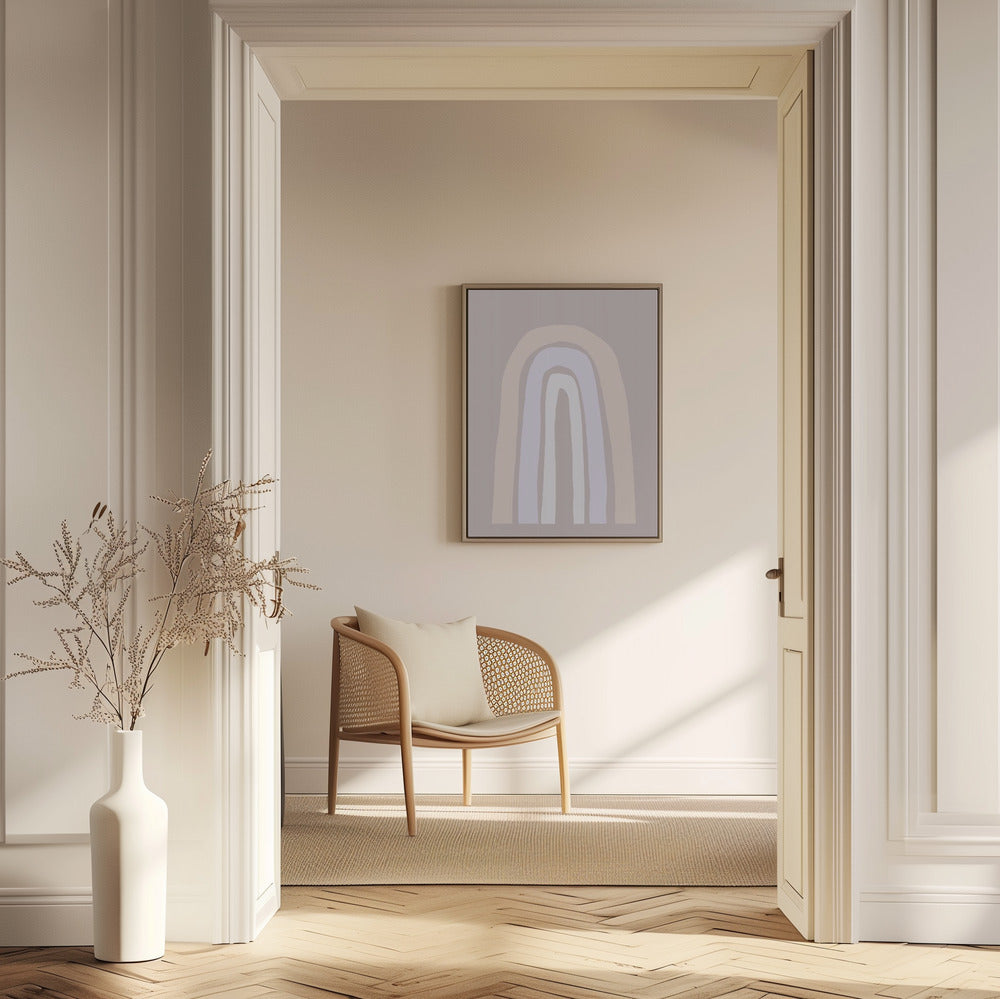 Soft Pastel Tones And Organic Shapes | Poster
