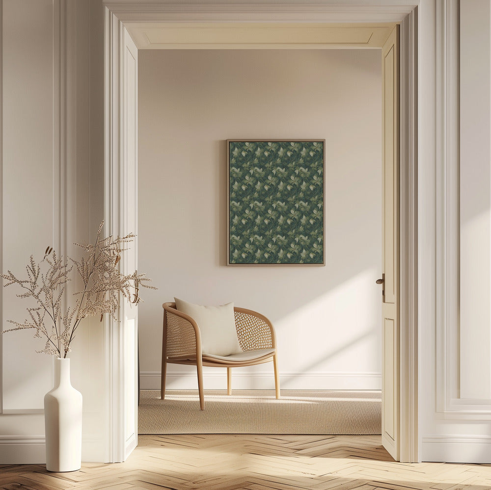Gobeläng med grönskande blommor | Poster